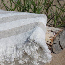 Load image into Gallery viewer, Linen Beach Blanket