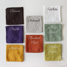Load image into Gallery viewer, linen napkins, cloth napkins, table linens, natural napkins