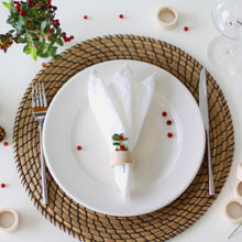 Load image into Gallery viewer, linen napkins, white napkins, cloth napkins, wedding napkins, table linens