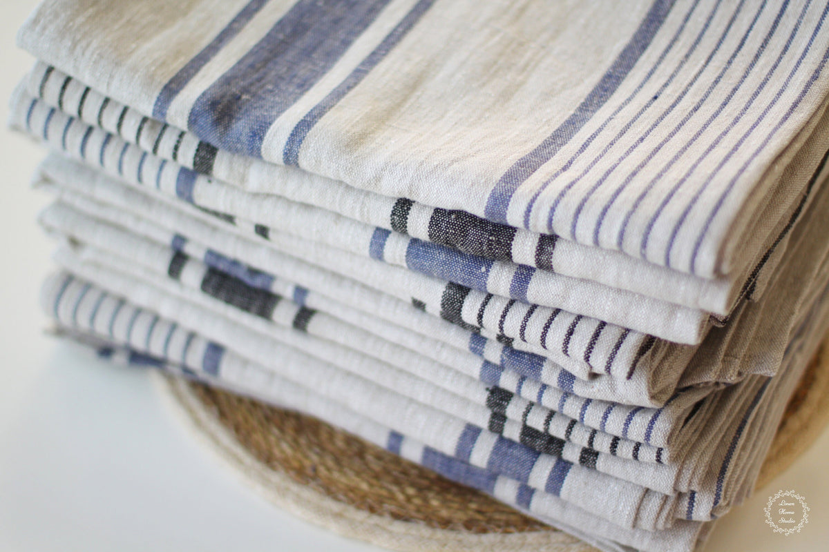 Striped Linen Towel, Softened Linen Bath Towel, Sauna Towel, Beach Sheet,  Bath Sheet, Large Bath Towel, Linen Beach Towel, Striped Towel 