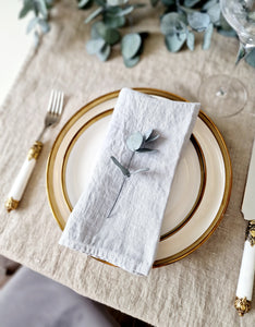 Linen Napkins for Restaurants - Soft Rustic Cloth Napkins