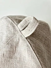 Load image into Gallery viewer, Linen Sauna Hat with Loop - Hair Heat Protector - Washable Sauna Hat