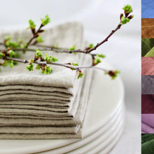 Charger l&#39;image dans la galerie, Soft Linen Napkins for Wedding. Rustic Table Linens.