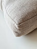 Custom Window Seat Cushion • Tufted Linen Reading Nook Pillow • Handmade Bench Pad for Modern Interiors