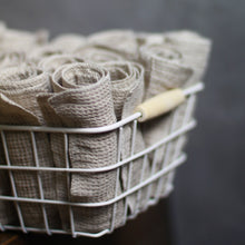 Load image into Gallery viewer, Linen Waffle Dishcloth Set - Kitchen Towel - Natural Undyed Softened 100% Linen Fabric