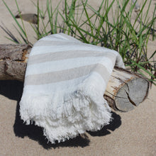 Load image into Gallery viewer, Linen Beach Blanket