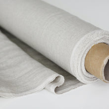 Load image into Gallery viewer, Natural Undyed Linen Fabric - Stonewashed
