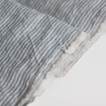 Load image into Gallery viewer, Striped Linen Fabric - Stonewashed