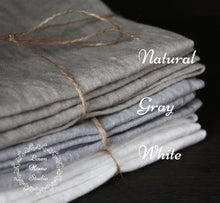 Load image into Gallery viewer, Linen Anniversary Napkins. Wedding Table Decor.