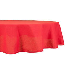 Load image into Gallery viewer, Linen Tablecloth Round Oval. Table Cloth for Christmas.