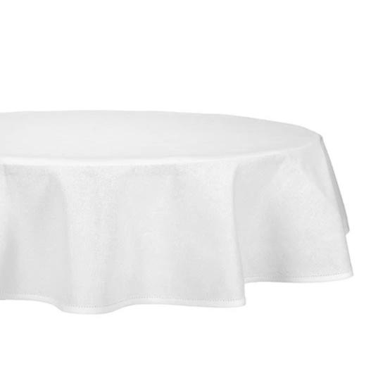 Round Oval Linen Tablecloth