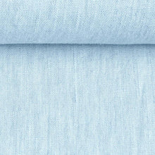 Load image into Gallery viewer, Stonewashed Linen Fabric - Light Blue