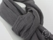 Load image into Gallery viewer, Gray Linen Scarf