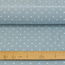 Load image into Gallery viewer, Polka Dot Linen Fabric - Mint