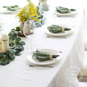 table linens, linen tablecloth, linen tab;e cloth, wide tablecloth, natural tablecloth