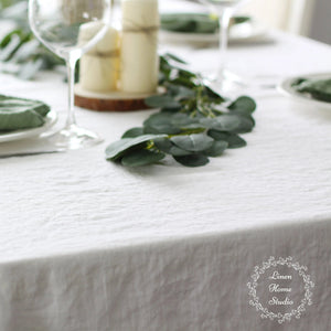 table linens, linen tablecloth, linen tab;e cloth, wide tablecloth, natural tablecloth