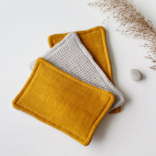Charger l&#39;image dans la galerie, 100% Linen Usponge for Zero Waste Kitchen - Washable Reusable Organic Sponge