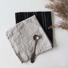 Load image into Gallery viewer, Striped Linen Napkins - Softened