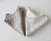 Load image into Gallery viewer, Softened Linen Napkins with Hemstitch