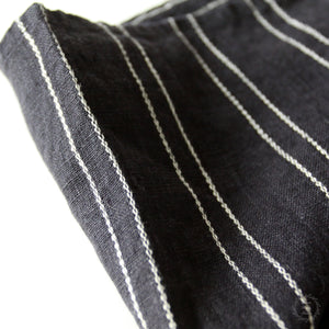 Striped Linen Napkins - Softened